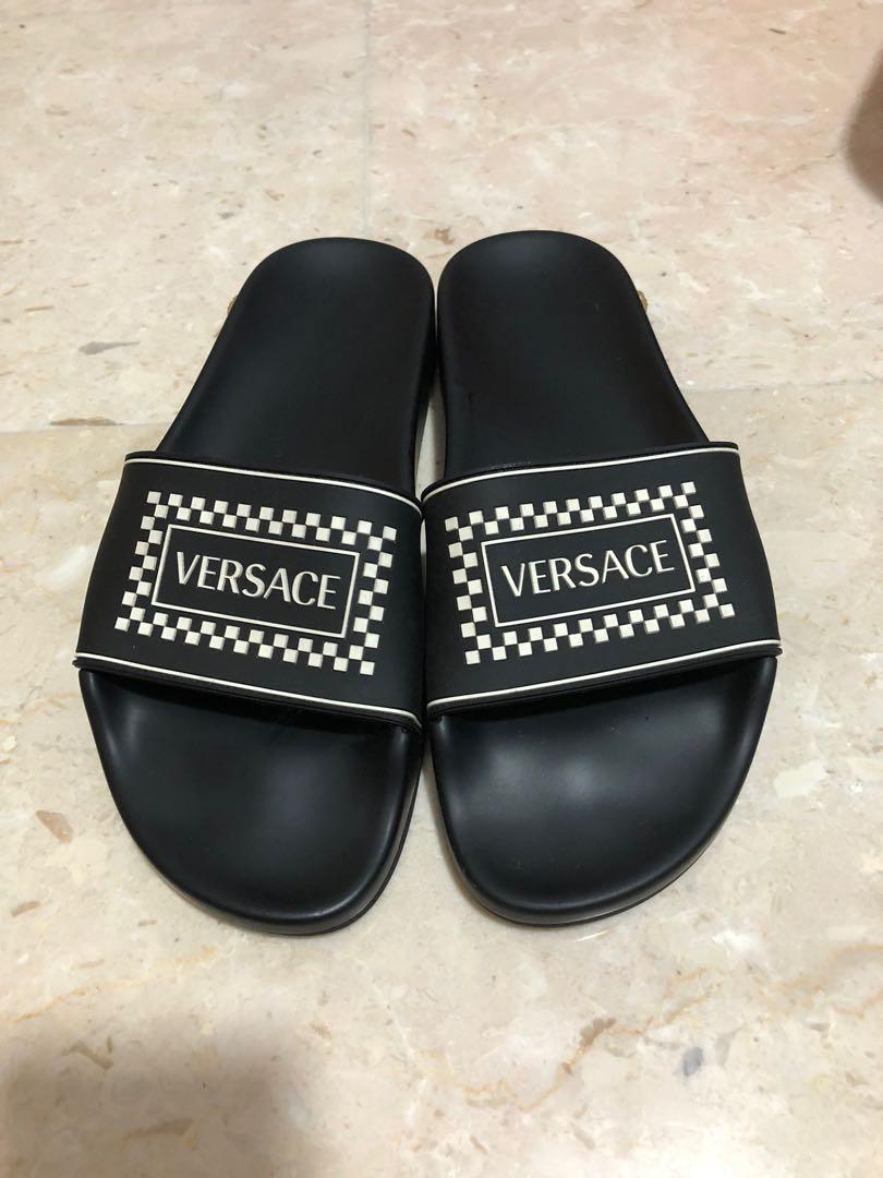 Versace slides Luxury Sneakers Footwear on Carousell