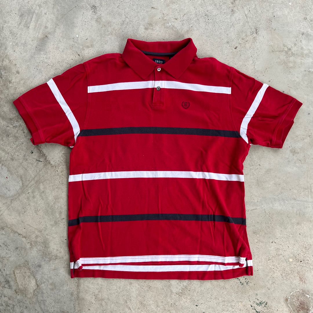 Vintage Izod Polo Tee, Men's Fashion 