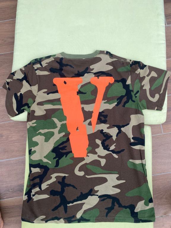 Camo vlone hot sale shirt