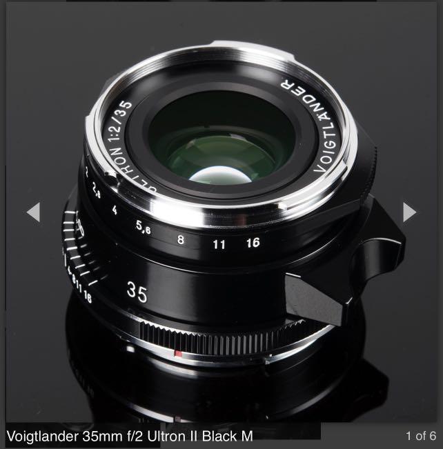 フルサイズ【新品】Voigtlander Ultron VM 35mm F2 typeⅡ