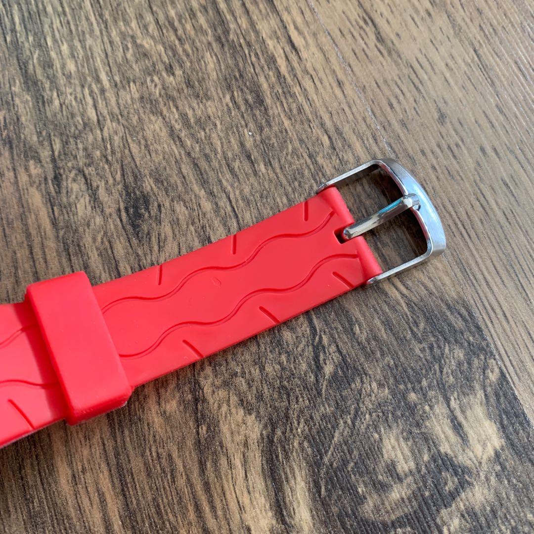 Red waterproof watch discount