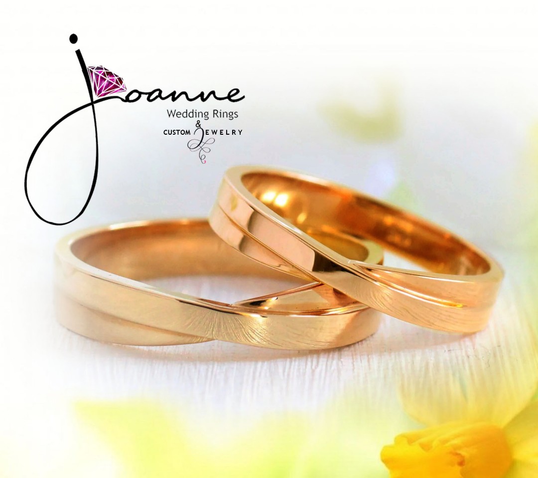 Infinity wedding band gold best sale