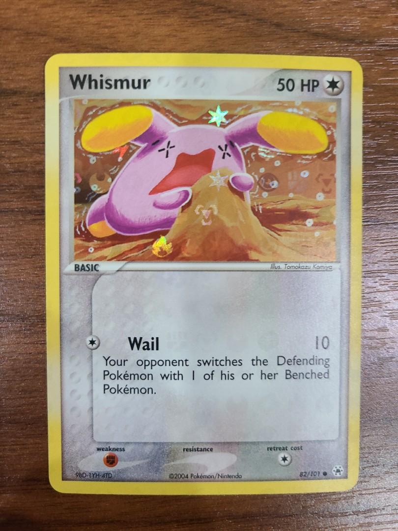 Whismur 82/101 Reverse Holo EX Hidden Legends Pokemon Card Game TCG on  Carousell