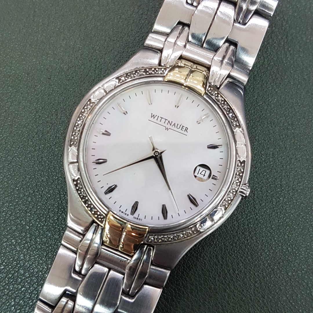 Wittnauer Mother of Pearl Lady Steel Watch, Women's Fashion, Watches ...