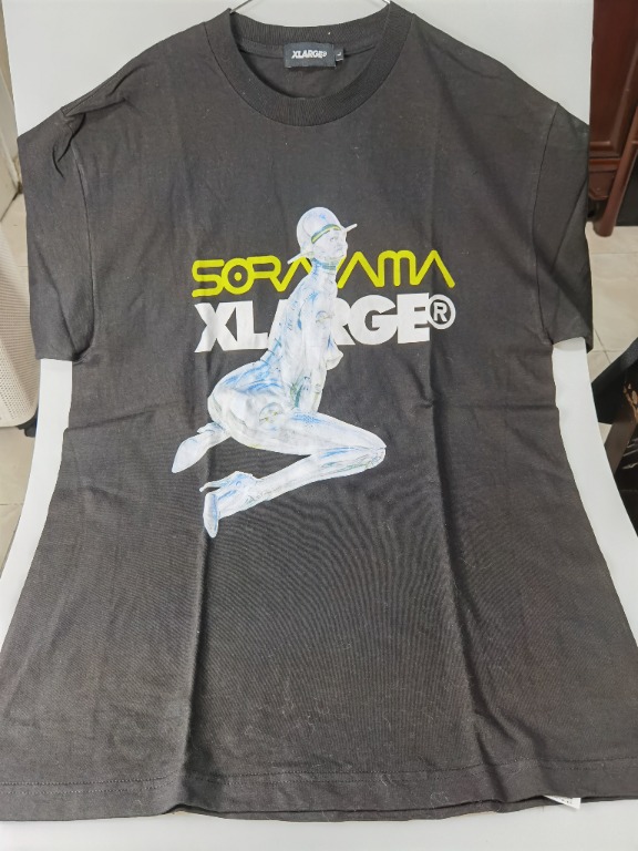 X Large X Hajime Sorayama Sexy Robot T Shirt Black Mens Fashion Tops And Sets Tshirts And Polo 5330