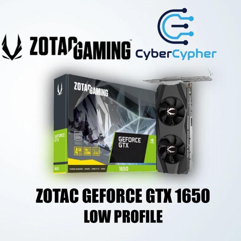 ZOTAC GeForce GTX 1650 LP GDDR6 Graphics Board, 48% OFF