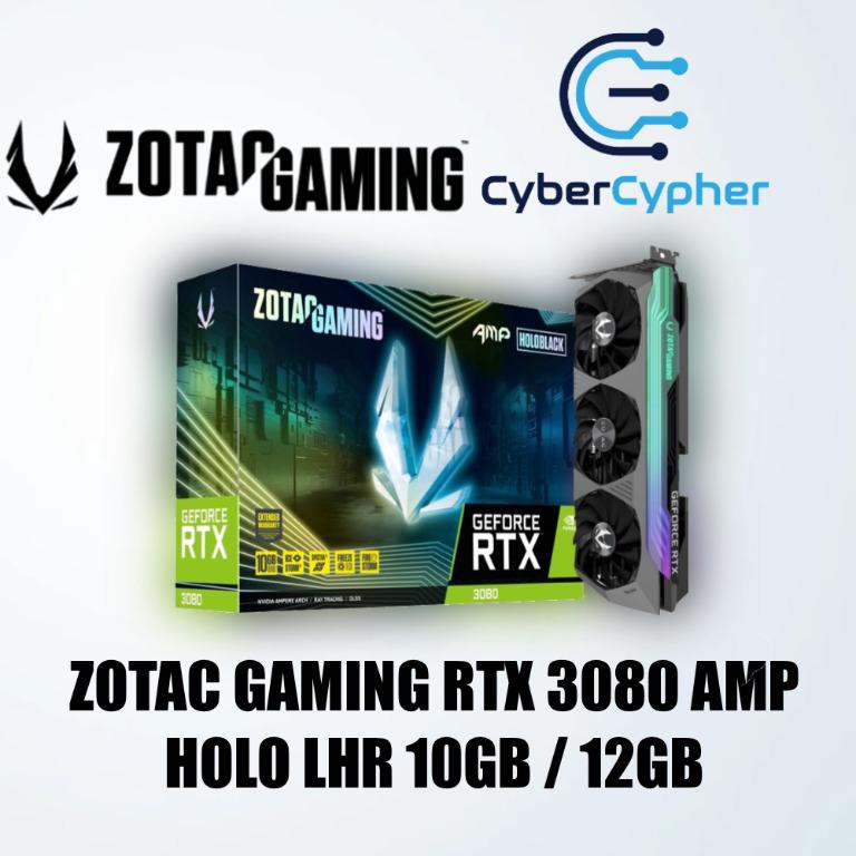 3080 Amp Holo Zotac 3080 Lhr ZOTAC GAMING RTX 3080 AMP HOLO LHR