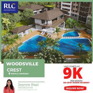 300K-400K Discount at Woodsville Crest Residences Newly Launch Pre-selling in Merville, Parañaque