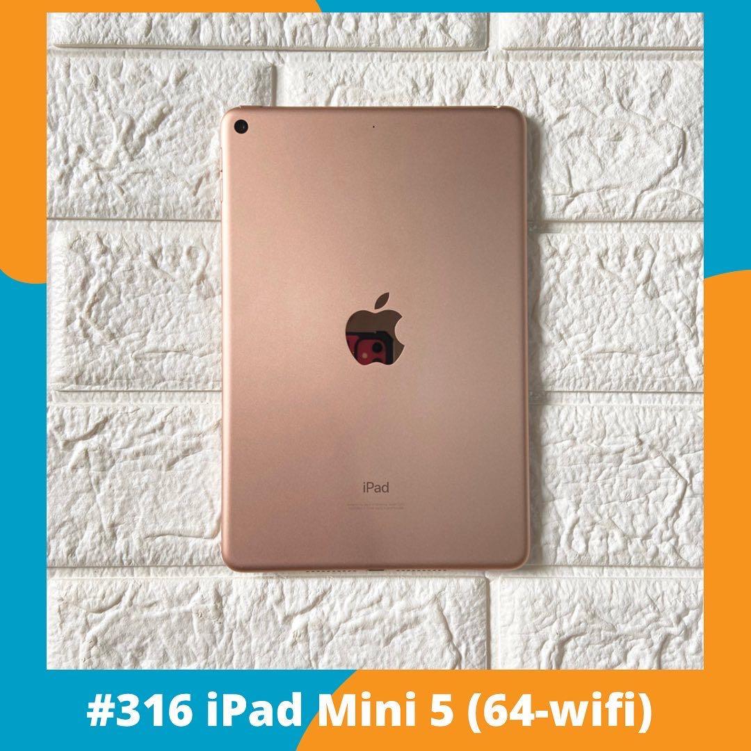 316 iPad Mini 5 MUQY2 GOLD 64gb wifi batangan unit ipad only