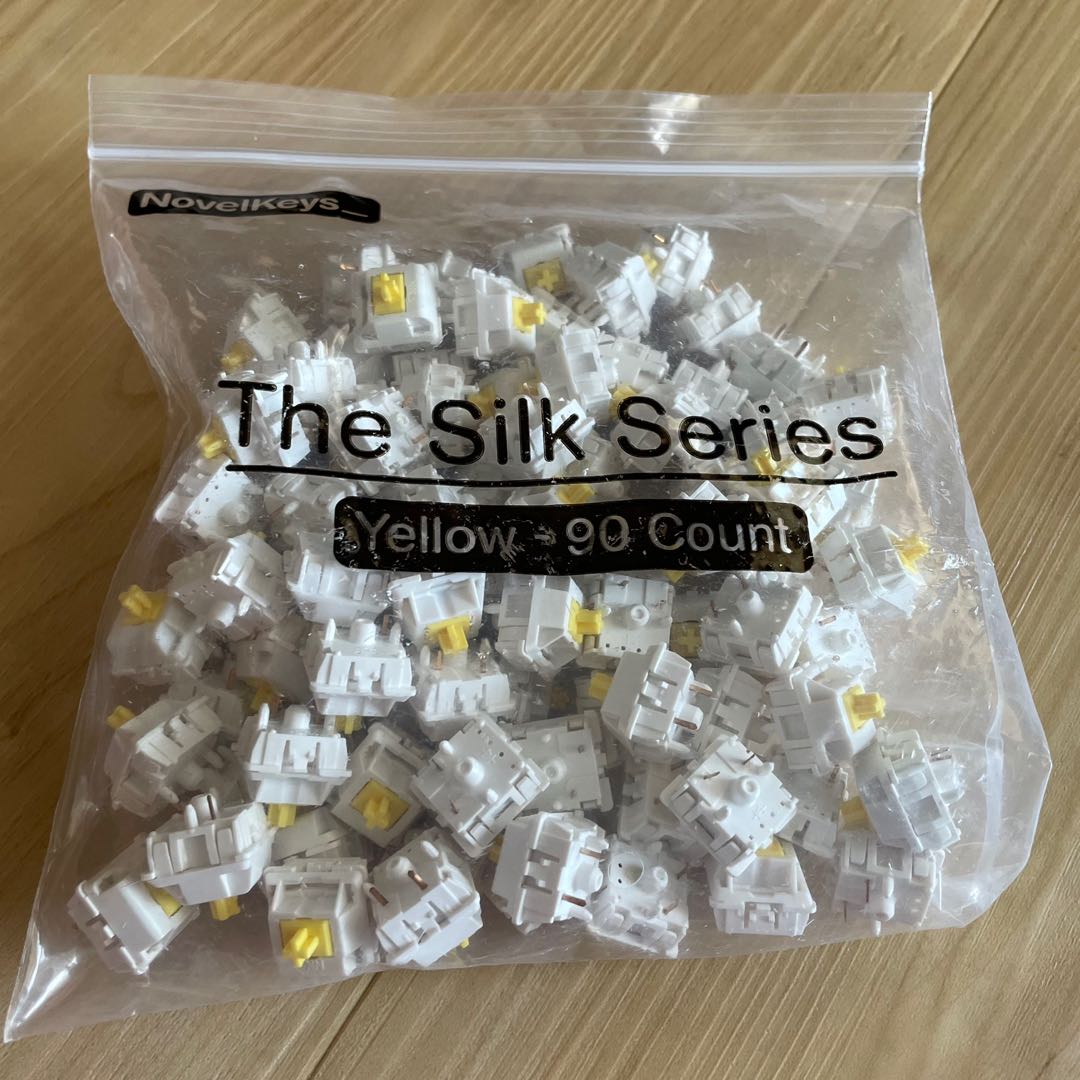 90 X NK Yellow SILK SERIES (Linear Switches), Computers & Tech, Parts