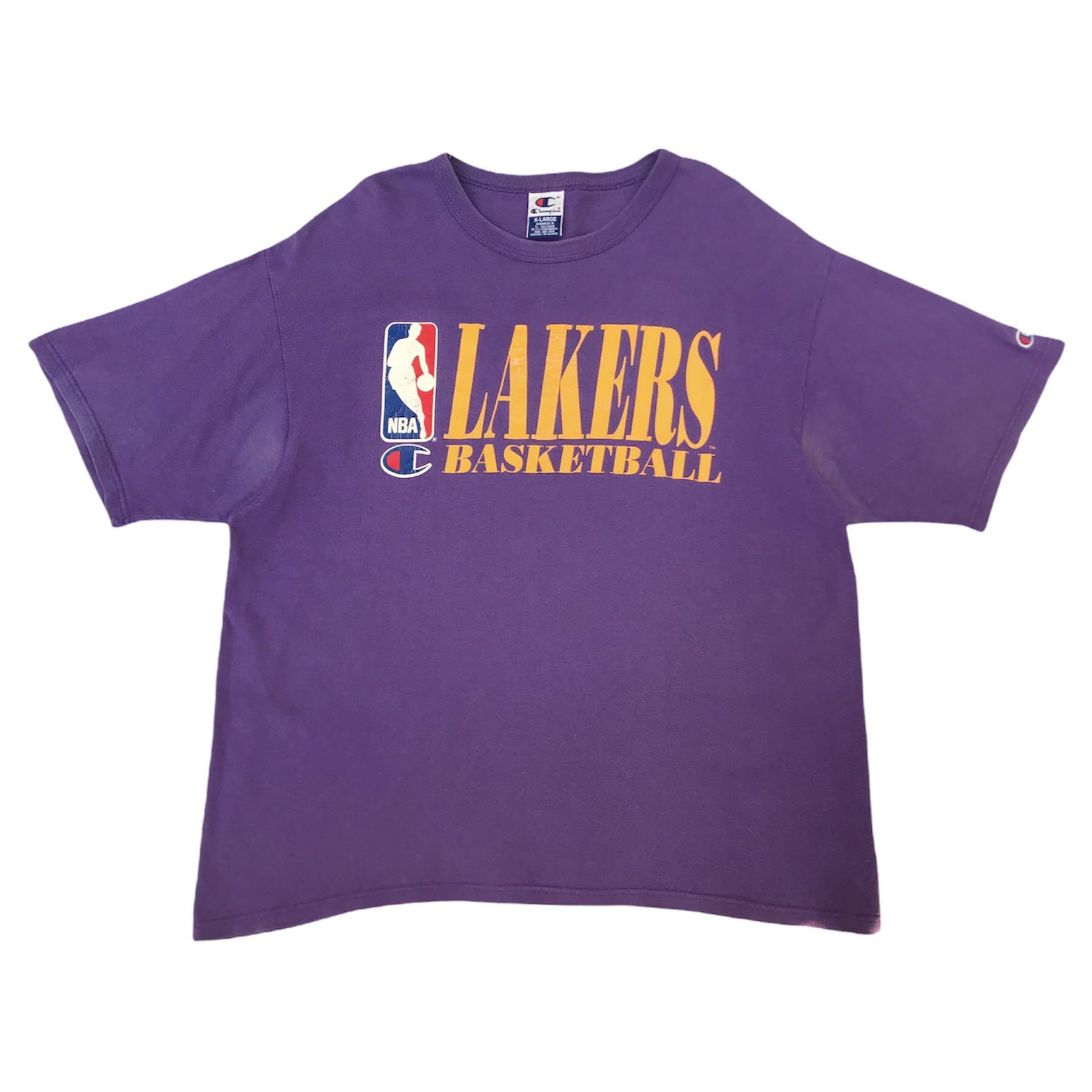90's Los Angeles Lakers Authentic Champion NBA Practice T Shirt