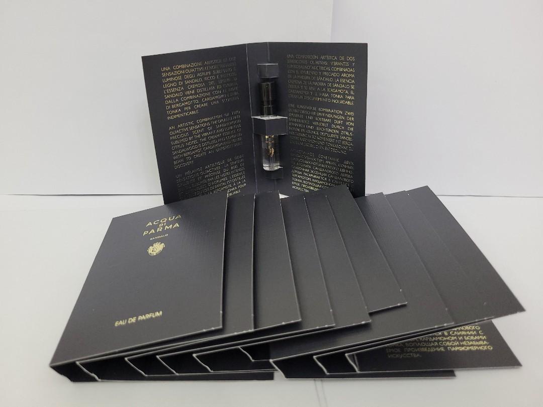 包順豐 順豐站或順豐櫃提取 10 支acqua Di Parma Sandalo Edp 香水版旅行裝試用裝 迷你裝sample 美容 化妝品 健康及美容 香水 香體噴霧