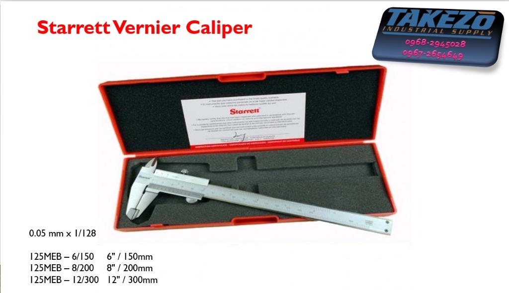 " STARRETT " VERNIER CALIPER (Category: Construction Tools & Equipment) located in Quezon City. Submitted by dforte2026 (Listing ID 1149107194, Image 1). Description: No time to go out? Don't know where to buy? Afraid of online scammers? ‼ WE'RE HERE TO HELP AND SERVE YOU‼ ☑ 100% LEGIT TRUSTED SUPPLIER ☑ Competitive Price ☑ With complete Legal Documents ☑ BIR Registered ☑ SEC Registered 💠Complete Product Lineup for all types of ELECTRICAL, HARDW
