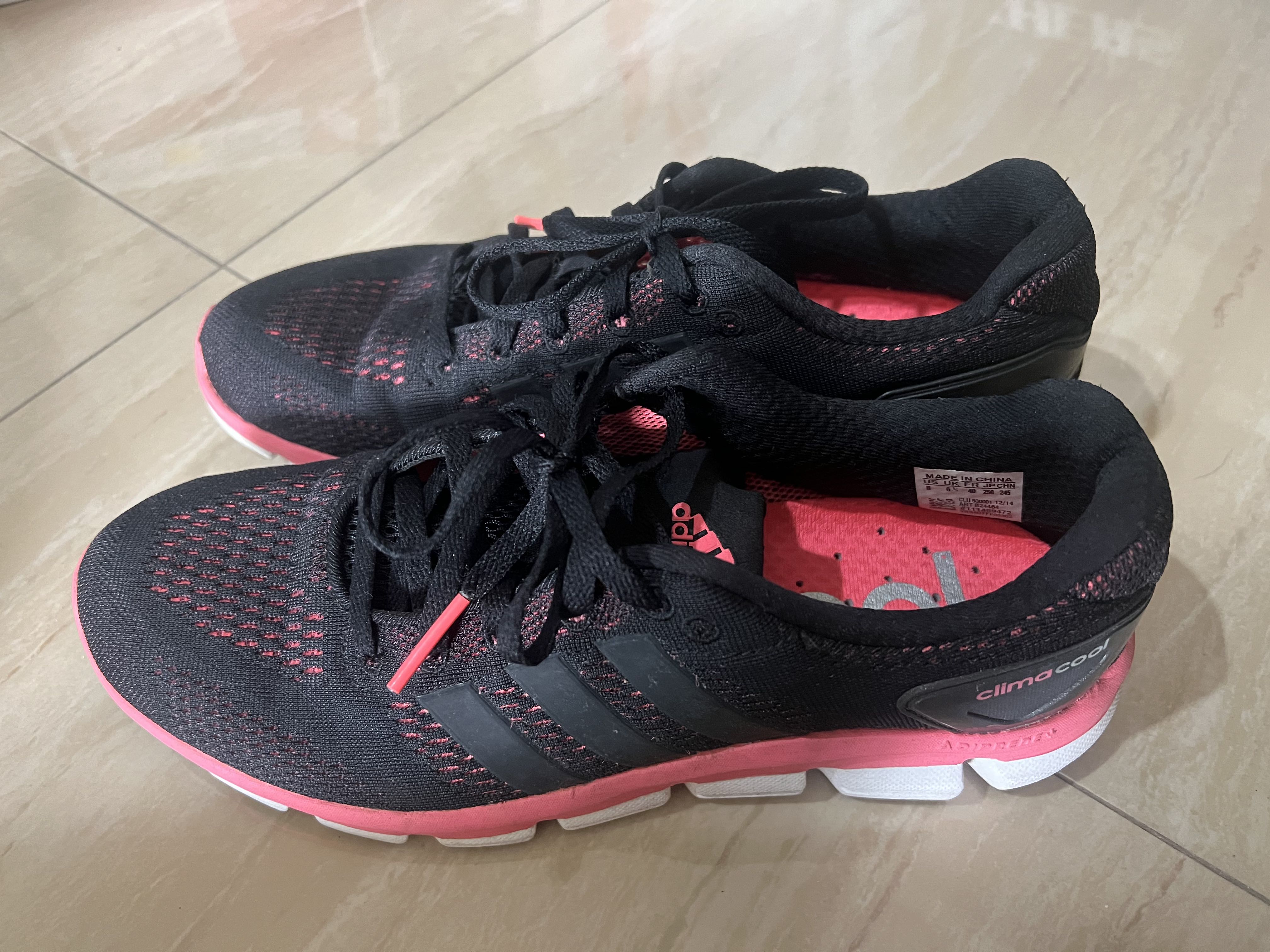 Adidas climacool black pink on sale