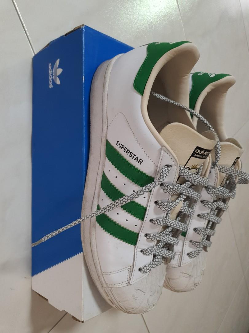 Adidas superstar nigo bearfoot green top
