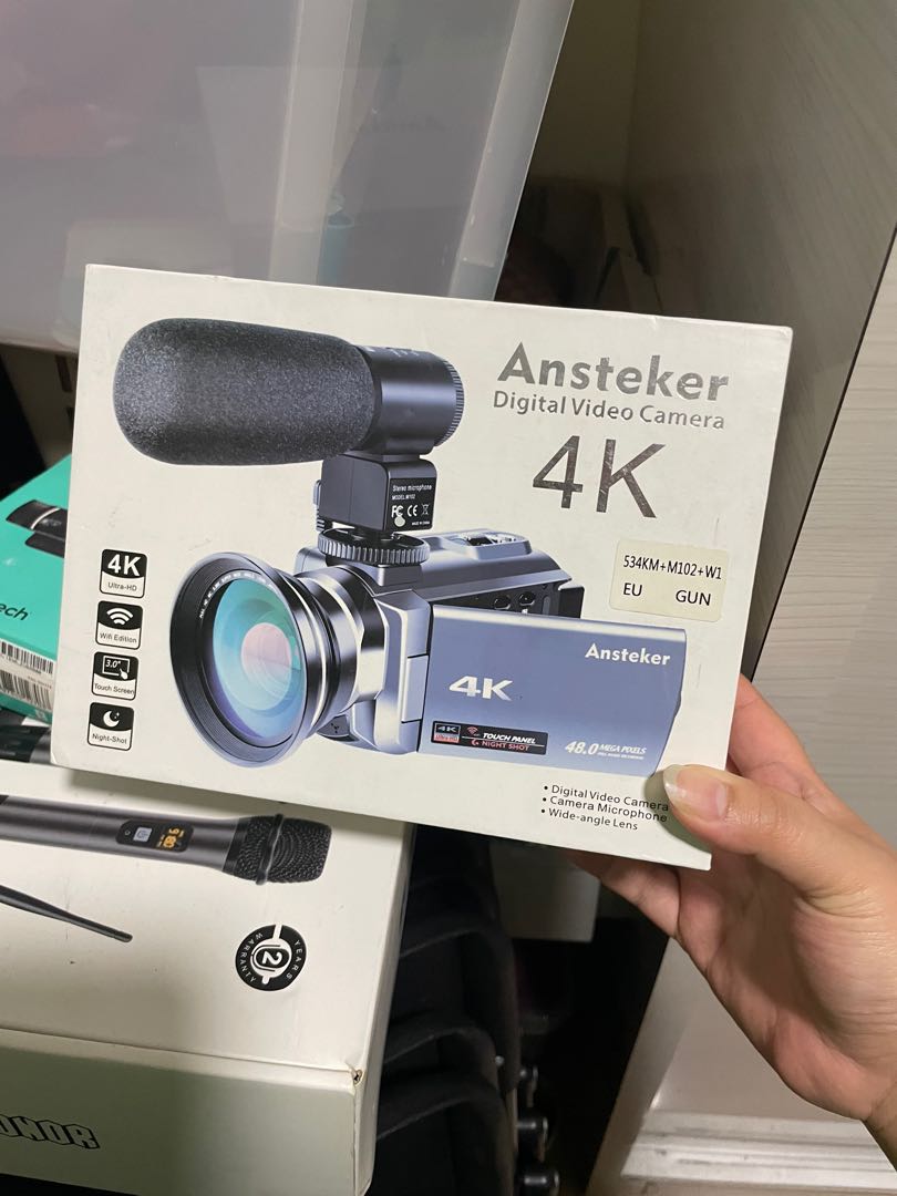 Ansteker 4k camcorder top