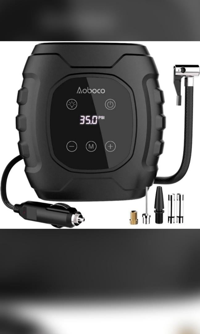 AOBOCO 12V tire inflator Car Accessories Tyres Rims on Carousell
