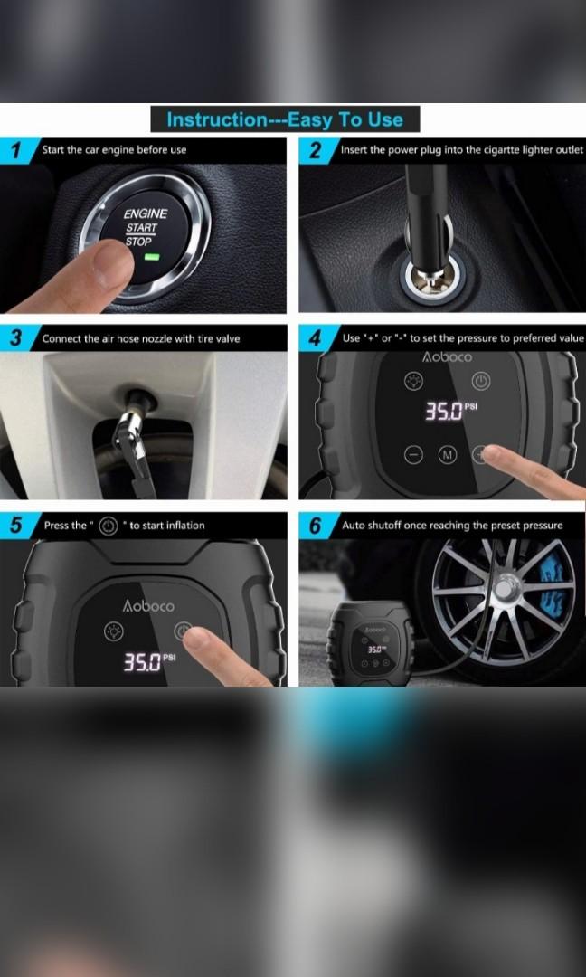 Aoboco tyre inflator best sale