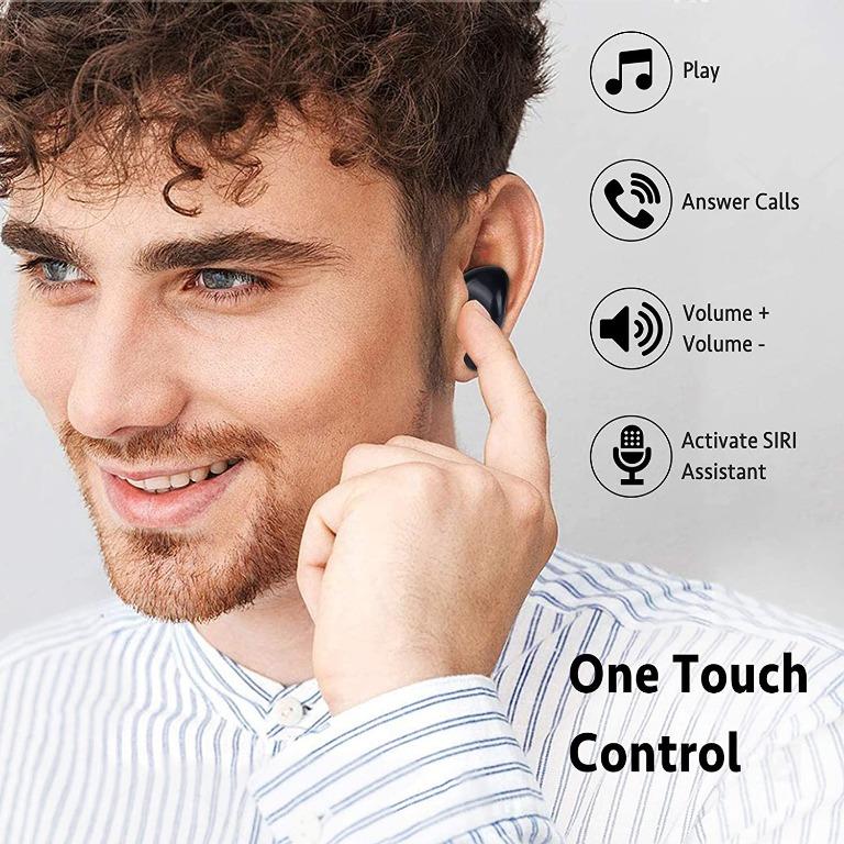 Arsiperd True Wireless Earbuds Bluetooth 5.0 Touch Control in Ear Wireless Headphones IPX7 Waterproof Hi Fi Deep Bass Earphones with Built in Mic for Sports and Work Audio Earphones on Carousell