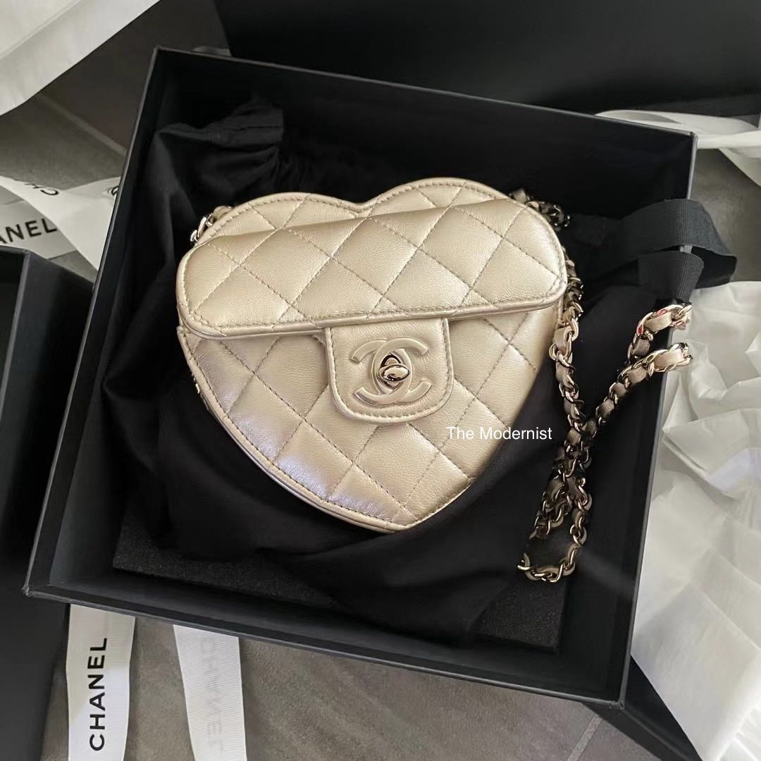 Chanel Coral Quilted Lambskin Mini Rectangular Classic Single Flap