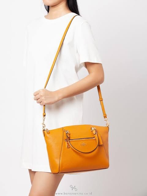 Coach prairie satchel yellow deals