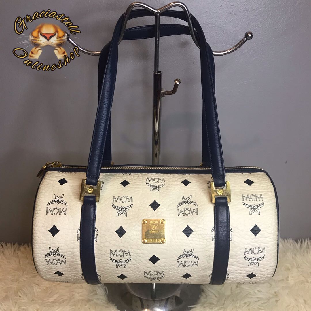 Authentic MCM BOSTON, Luxury, Bags & Wallets on Carousell