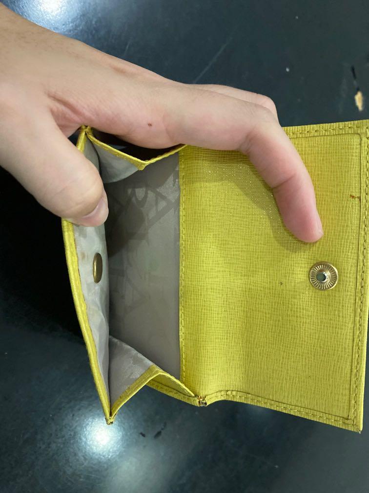 Furla yellow wallet hot sale
