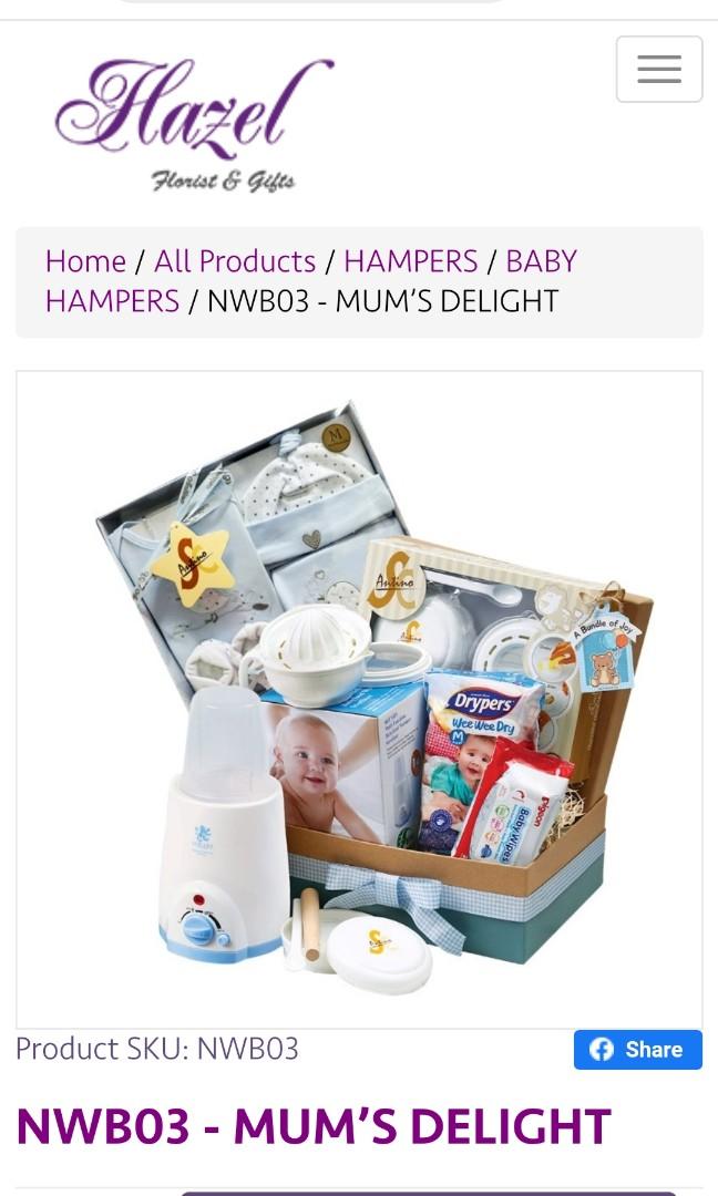 Baby girl hamper Hazel florist