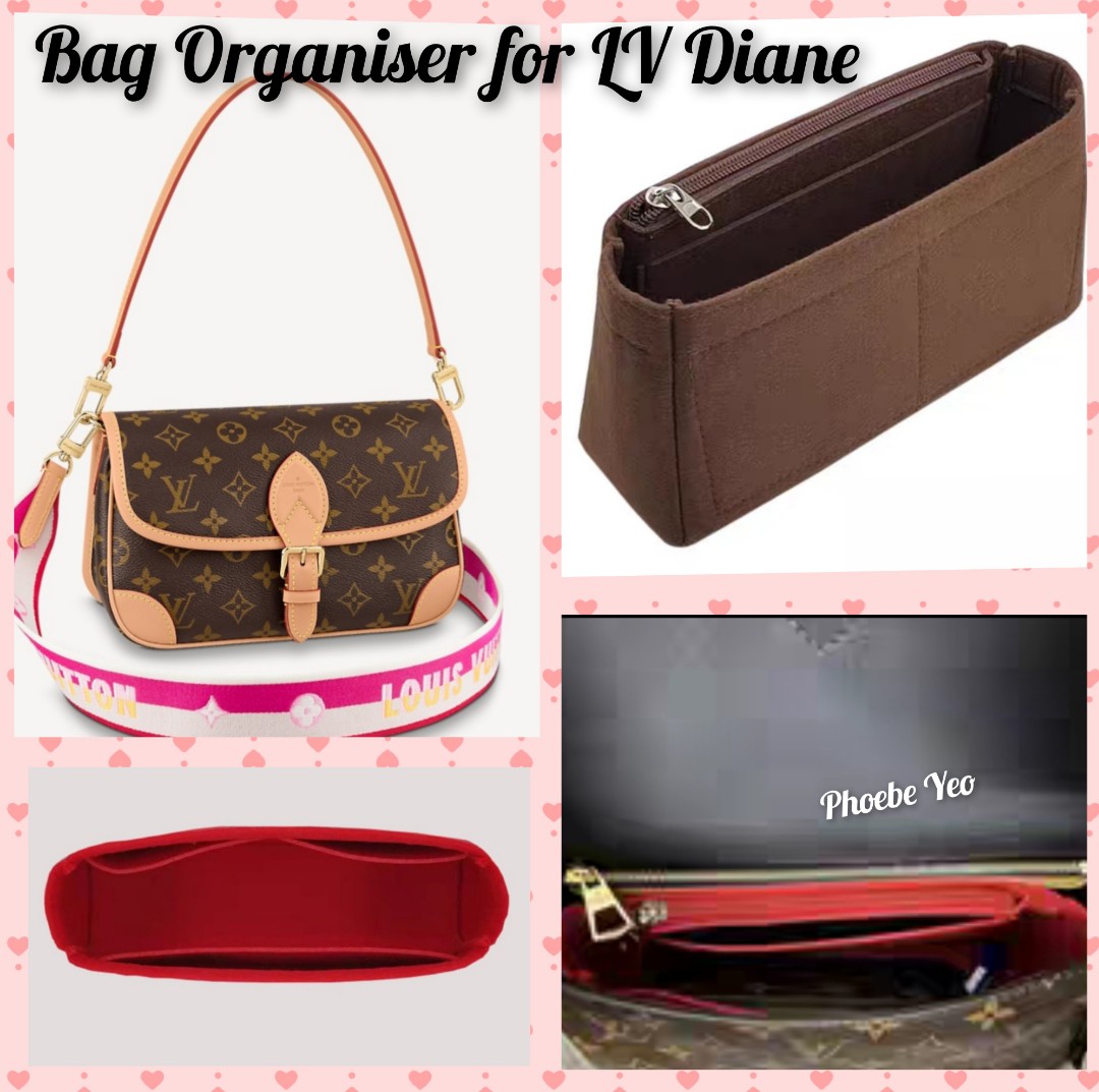 1-283/ LV-Diane) Bag Organizer for LV Diane - SAMORGA® Perfect Bag Organizer
