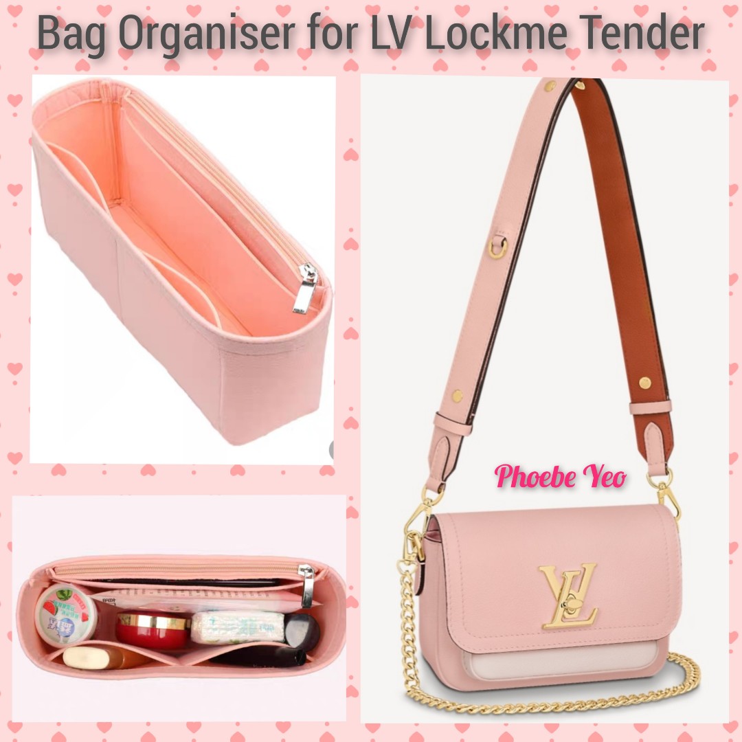 Felt Purse Insert Handbag Organizer for LV Lockme Tender 