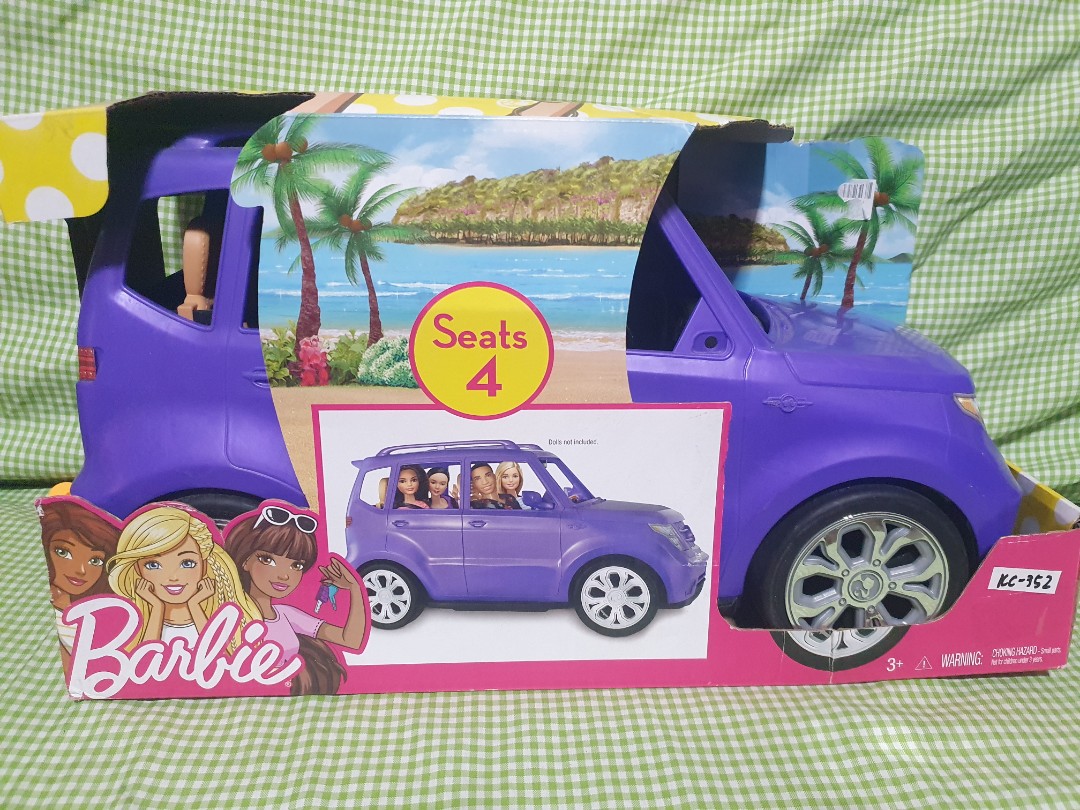 Barbie suv vehicle online purple