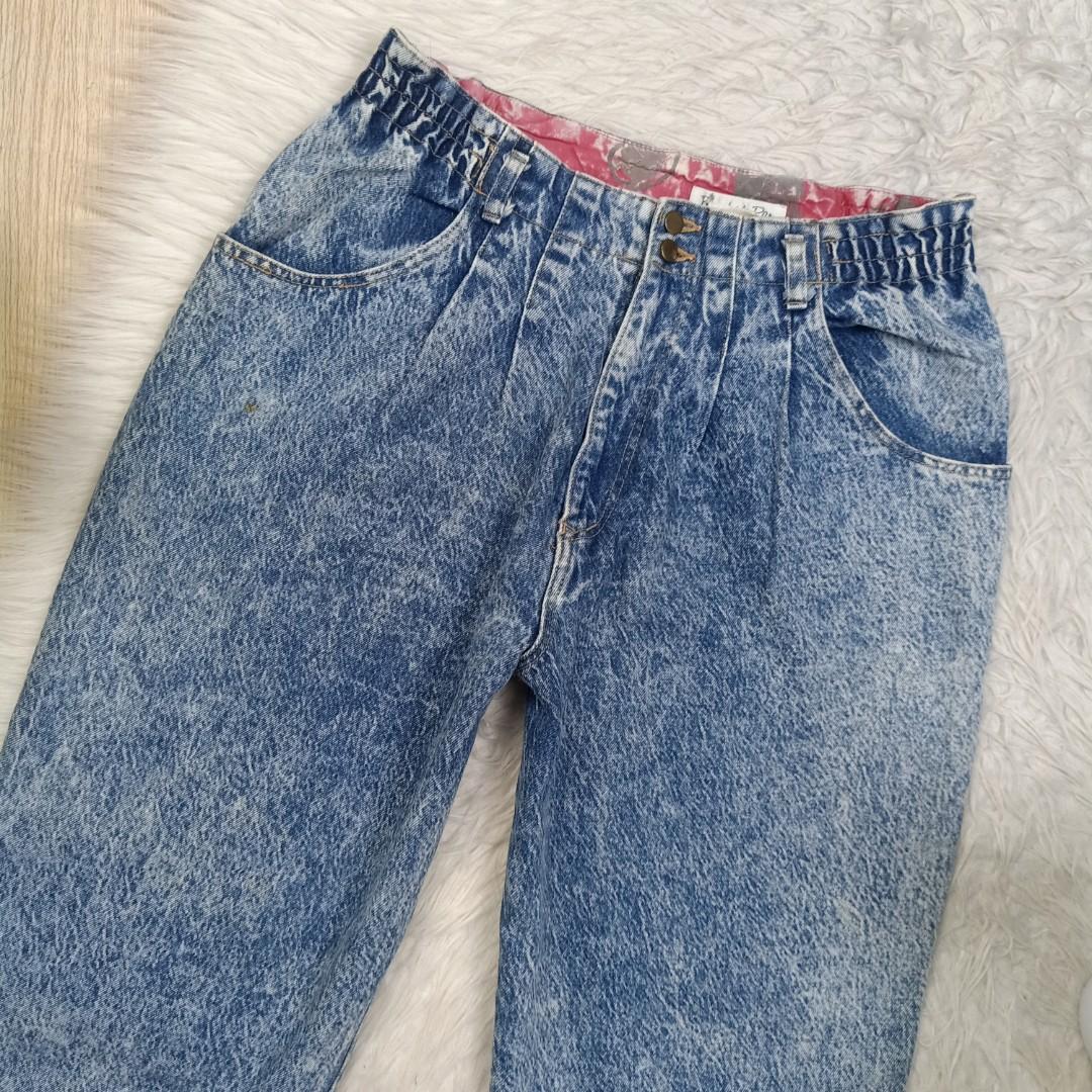 Blue life RAN baggy jeans, Fesyen 
