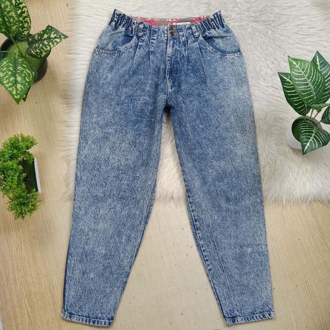 Blue life RAN baggy jeans, Fesyen 