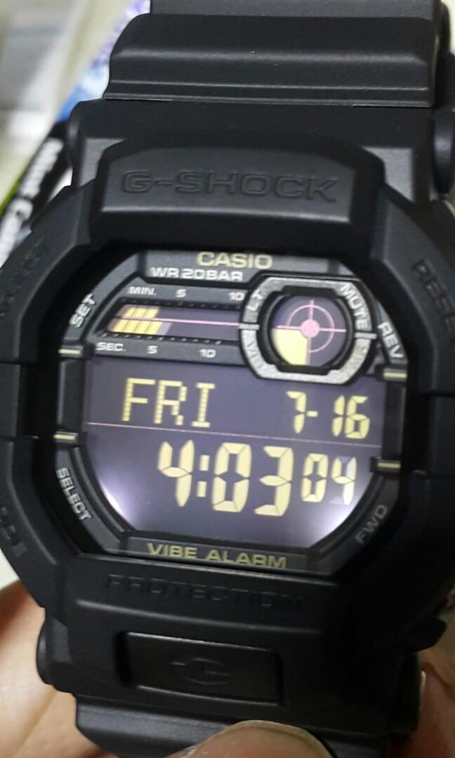 set casio g shock watch 24 hour time
