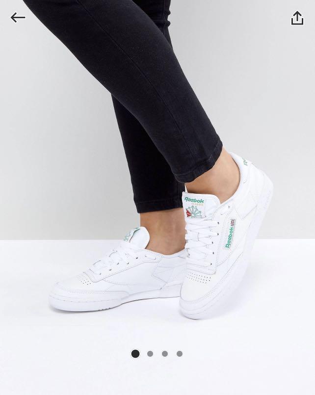 Reebok white club c sale