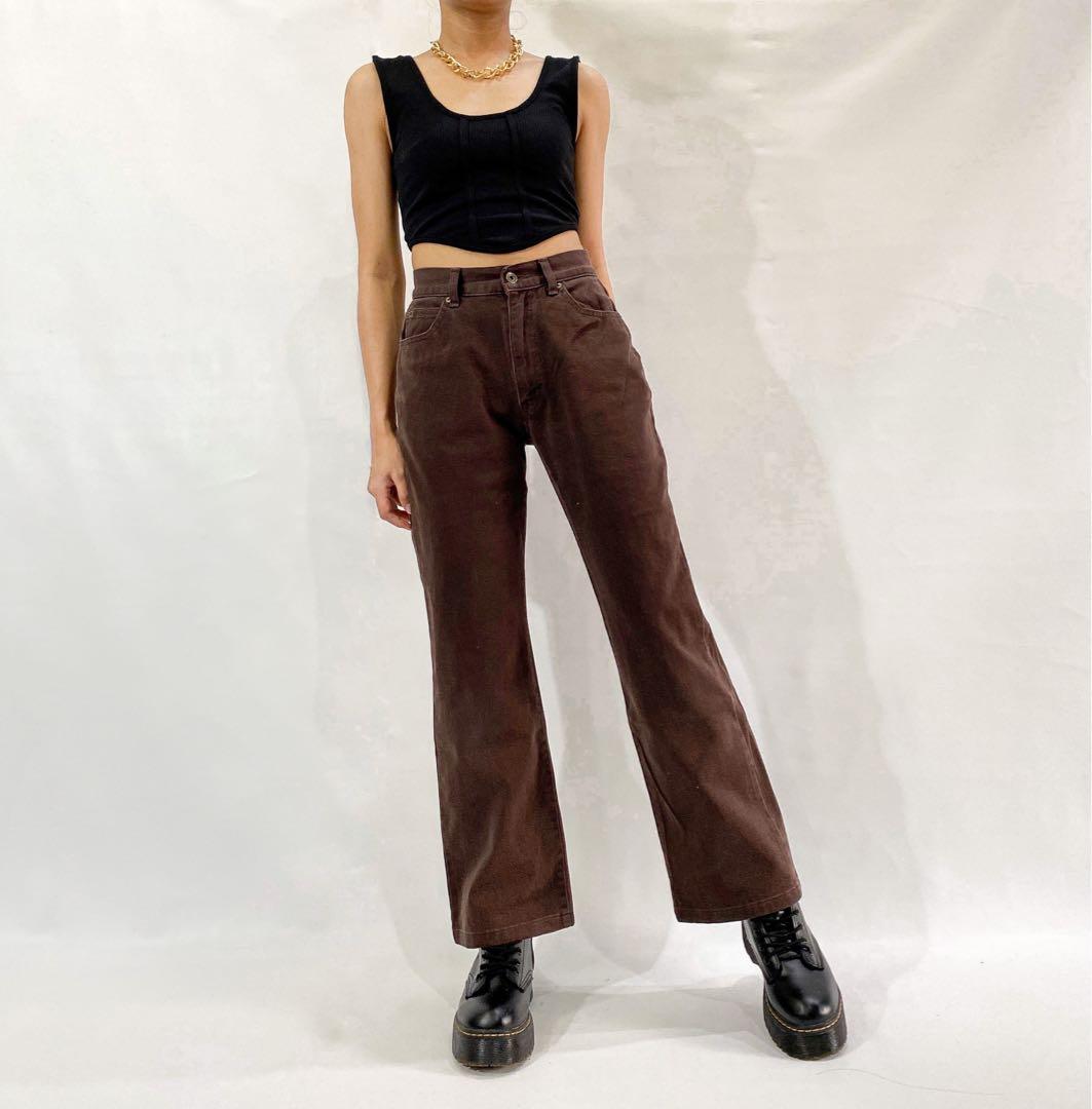 Brappers brown jeans, Fesyen Wanita 