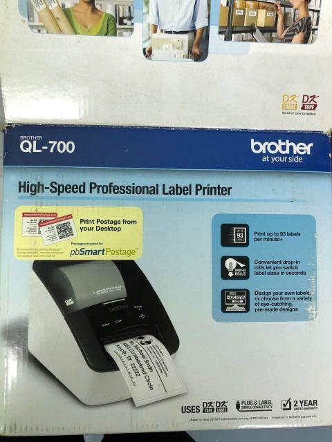 Brother QL-700, Computers & Tech, Printers, Scanners ...