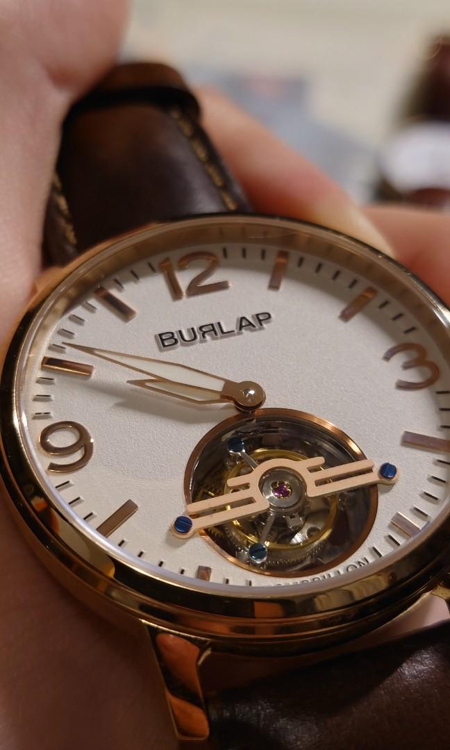 Burlap tourbillon outlet