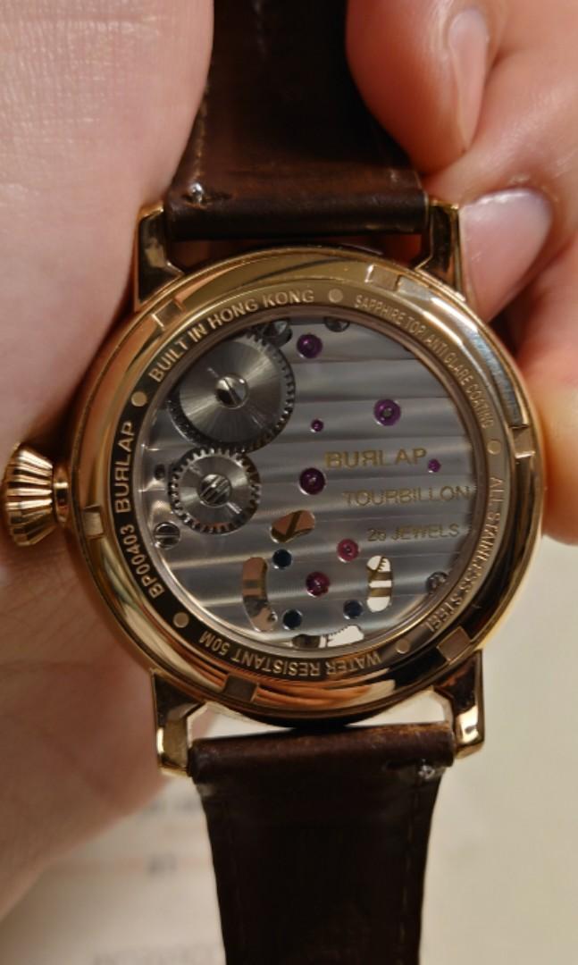 BURLAP Tourbillon Propeller Rose Gold