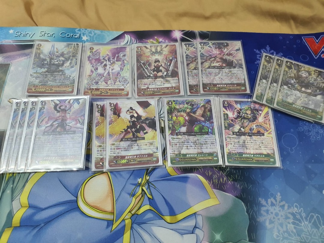 Cardfight Vanguard Deck - Gavrail Premium Angel Feather, Hobbies & Toys ...