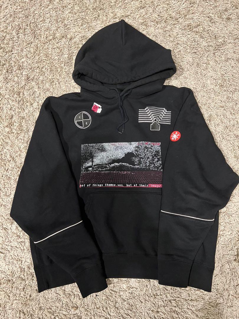 日本製CAV EMPT 2021FW NOT OF THING HEAVY HOODY, 他的時尚, 上身及