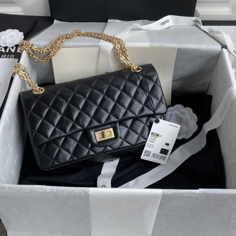 Chanel Reissue Black GHW