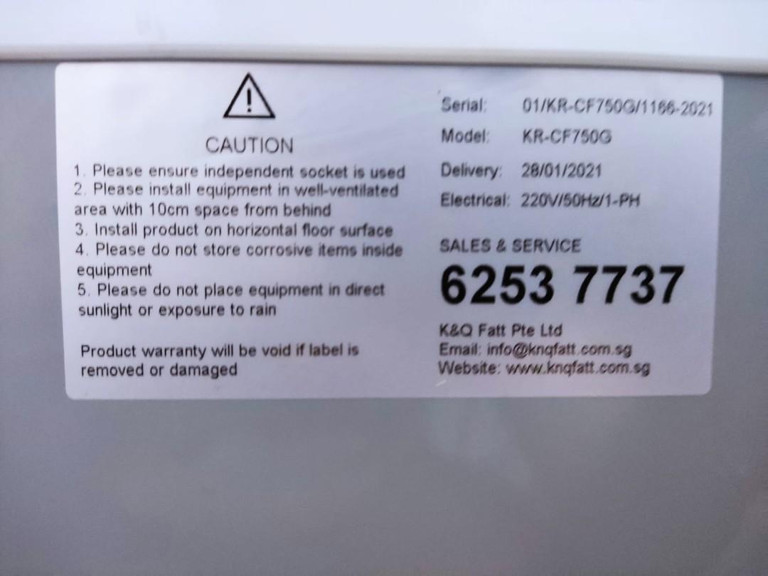 Chest Freezers (used to store halal things only), TV & Home Appliances