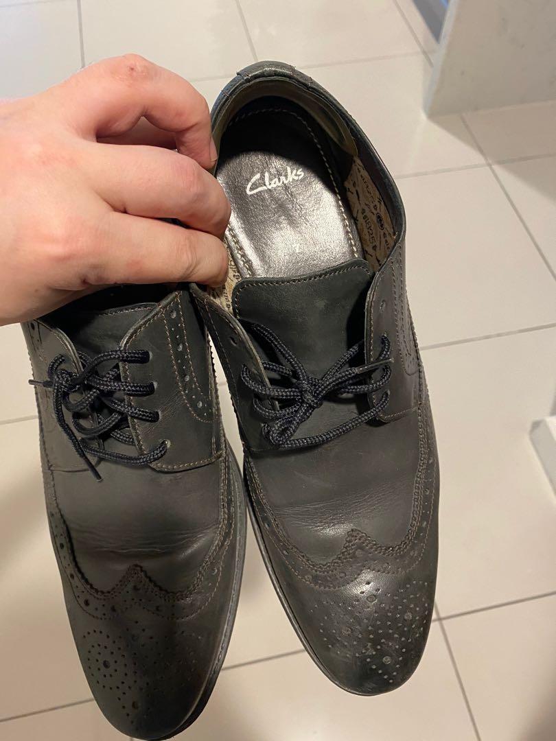 Clarks formal sales black shoes