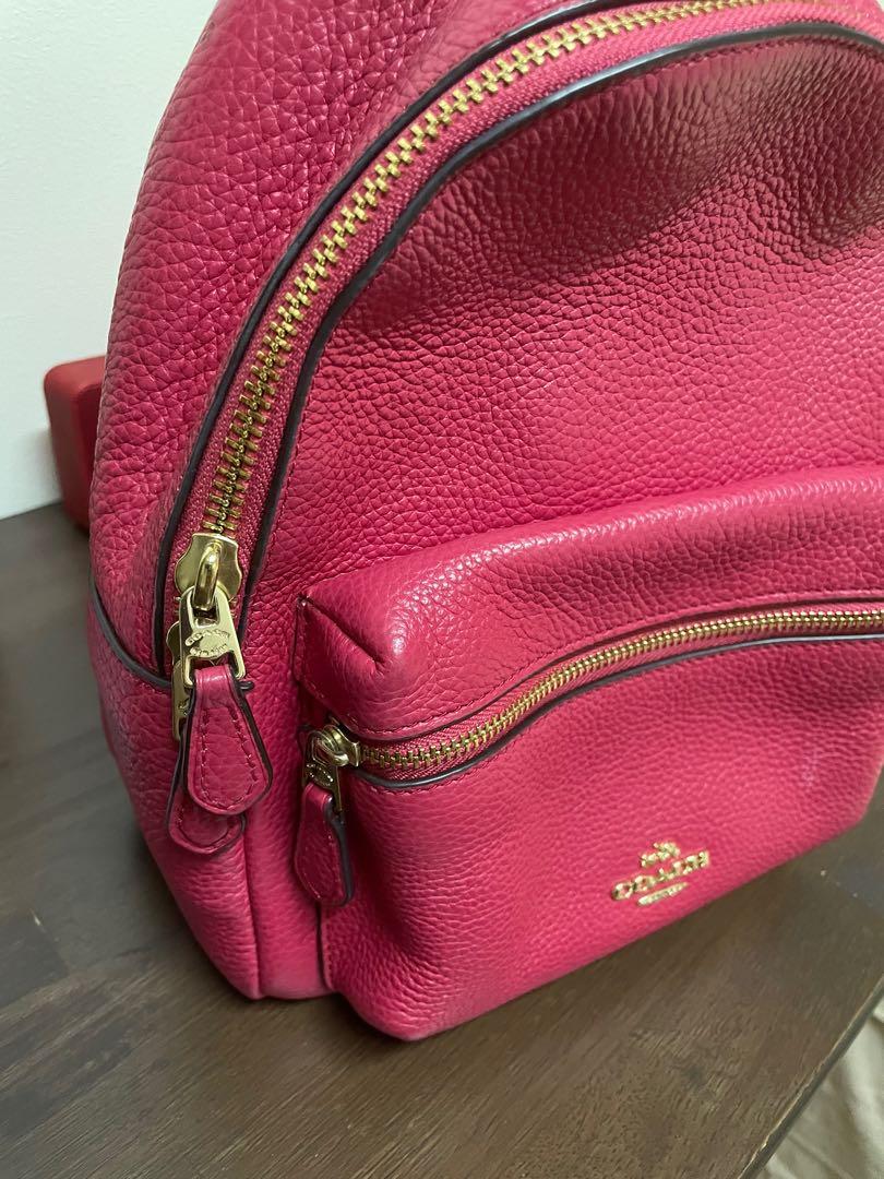 Coach mini hot sale pebble backpack