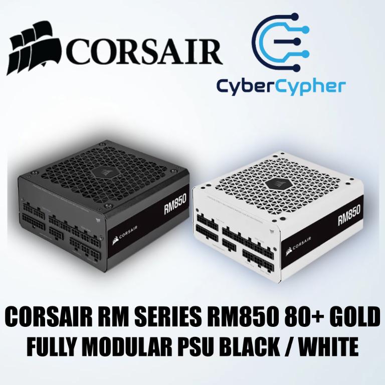  Corsair RM850, RM Series, 80 Plus Gold Certified, 850 W Fully  Modular ATX Power Supply - Black : Electronics