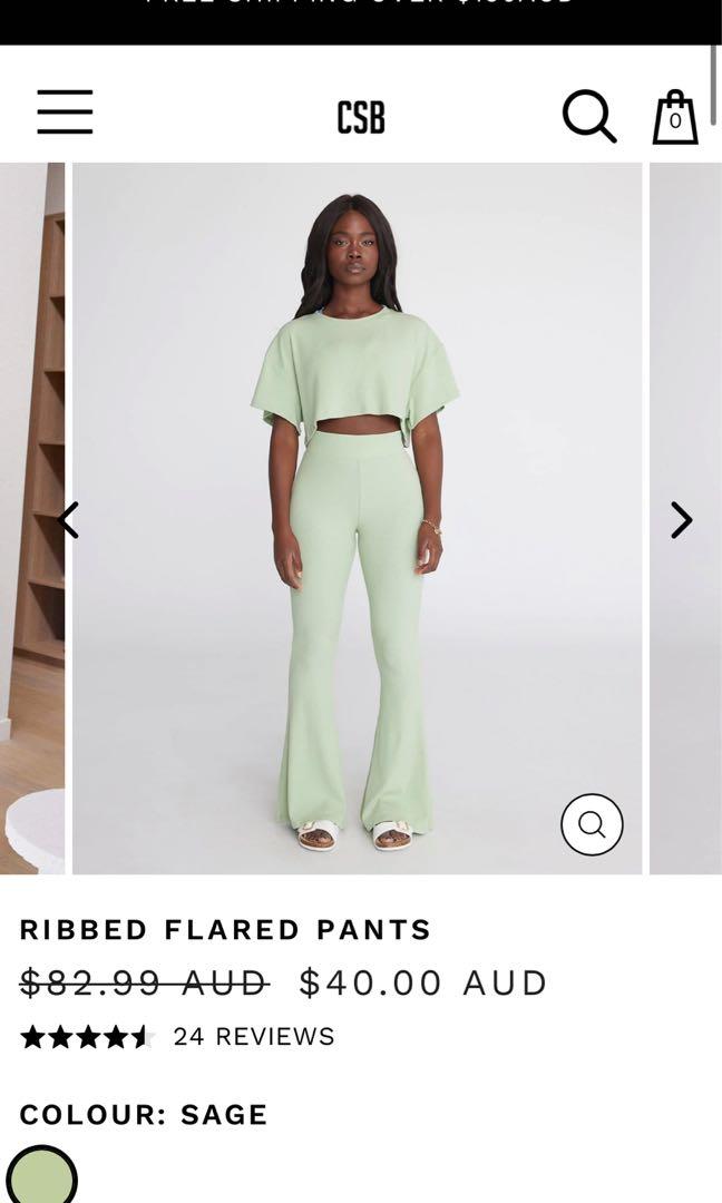 Ribbed Flare Pants – Isla Boutique