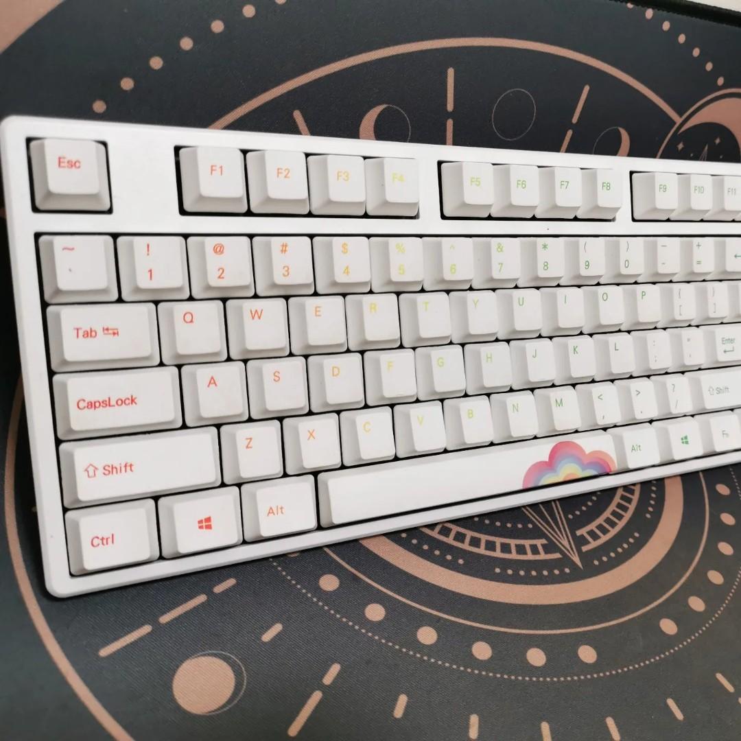 Ducky One 2 Full Size Mechanical Keyboard (Cherry Speed Silver