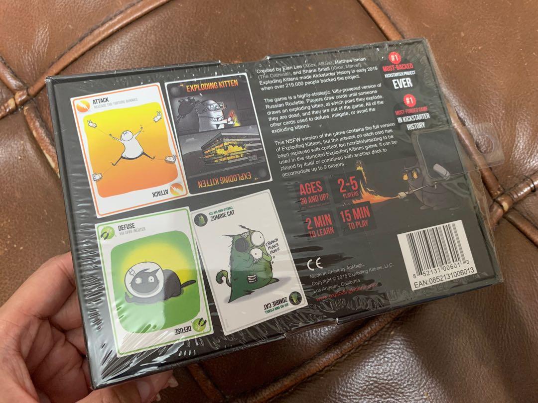 exploding kittens 18禁版本 （分類：桌遊及拼圖）位於 Hong Kong。 由 all_for_m 提交（商品編號 1149103775，圖片 2）。簡介： 清屋放售 全新未拆 #只限樂富或黃大仙站交收。