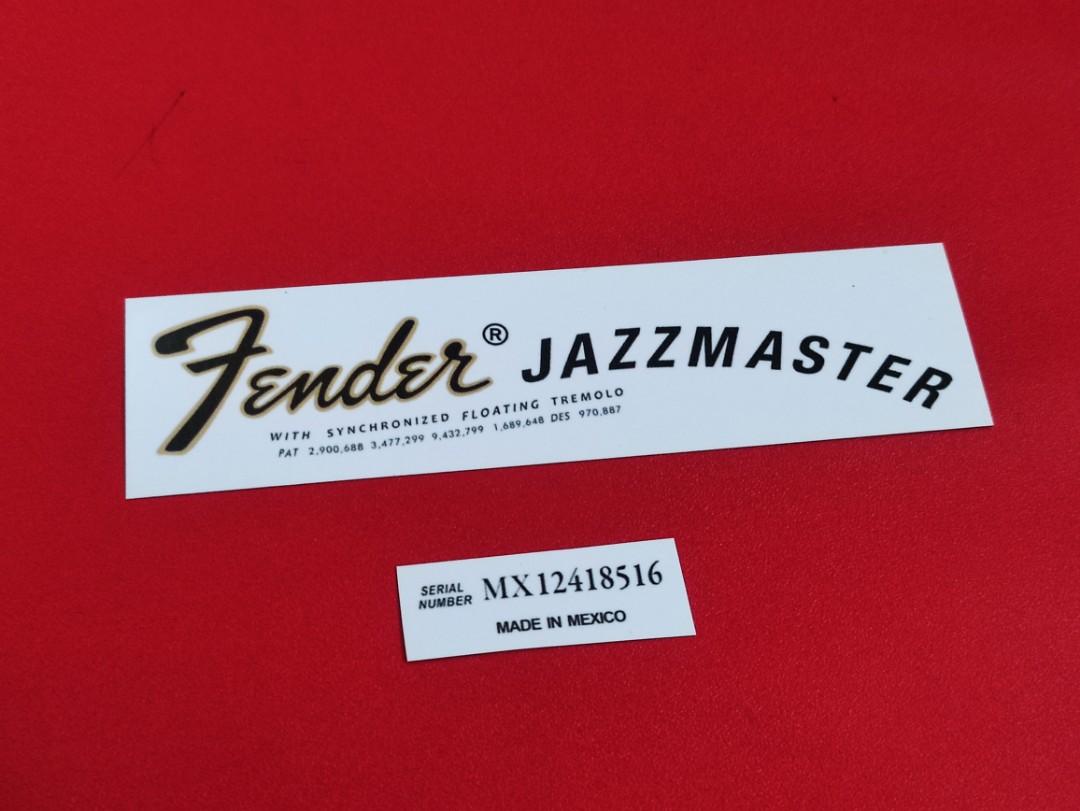 FENDER JAZZMASTER WATERSLIDE GUITAR DECAL, BLACK (Category: Musical Instruments) located in Malabon City. Submitted by rubiosblessings (Listing ID 1149085935, Image 3). Description: JAZZMASTER 2 WATERSLIDE GUITAR DECAL, BLACK Also available: Decal without Serial Number or Decal witout Custom Shop Logo for only P385 with additional 1pc for FREE. We also accept Personalized Waterslide Guitar Decals and Serial Numbers. Just send a soft copy with hig